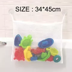 Qwz novo pato dos desenhos animados do bebê saco de malha do banheiro otário design para brinquedos de banho crianças formas animais pano areia brinquedos armazenamento net saco - Wolf Magazine