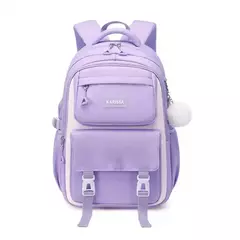 School Bag Set Inclui Study Bag e Pencil Case, Mochila de grande capacidade, Charme impermeável dos desenhos animados, Mochila de viagem ao ar livre, 3 pcs - comprar online