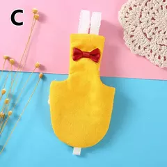 Fralda do papagaio do pássaro com gravata borboleta, roupa de voo, fralda, periquito e pombo, Pet Bird Suprimentos