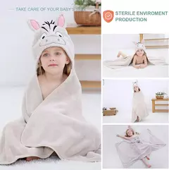 MICHLEY-toalhas de banho com capuz para criança, roupão macio, cobertor swaddle de sono quente, chuveiro para meninos e meninas, recém-nascido 0-9T na internet