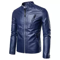 Jaqueta masculina de couro PU falso, casacos masculinos, outwear branco, outono, 5XL, 2022