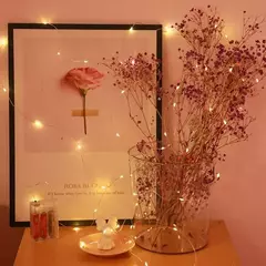USB LED String Lights para Decoração de Natal, Impermeável Fairy Lights, Cobre Silver Wire, Guirlanda de Luz, Festa de casamento, 1 m, 2 m, 3 m, 5m