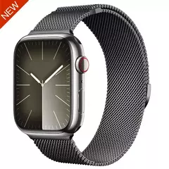 Pulseira Magnética Milanese Loop Strap para Apple Watch, Bracelet Belt, Band 9, 8, 7, 45mm, 41mm, Ultra 2, 49mm, iWatch 6, 5, 4, 3, SE, 44 milímetros, 40 milímetros - Wolf Magazine