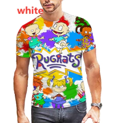 Camiseta gráfica impressa em 3D para homens e mulheres, camiseta hip hop, tops de roupas infantis, camisas da moda verão, roupas anime, 2024 - Wolf Magazine