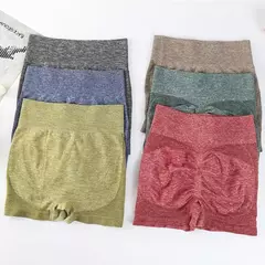Imagem do Shorts de ioga sem costura Spandex para mulheres, sexy booty push up shorts, leggings de cintura alta para mulheres, shorts de ginástica para correr, ciclismo, fitness