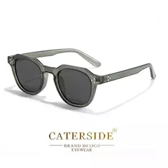 CATERSIDE-Óculos Retro Polarizados para Homens e Mulheres, Quadro Ultraleve, Óculos de Sol Polígono, Óculos de Viagem Ao Ar Livre, Alta Qualidade, TR90 - comprar online