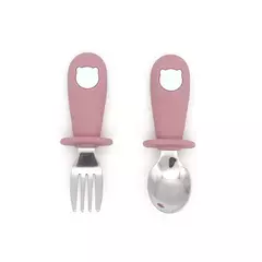 Baby Cartoon Tableware Set, Crianças Utensílio, Aço Inoxidável, Criança Louça, Talheres, Alimentação Colher, Garfo, Infantil na internet