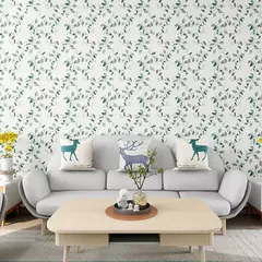 Peel and Stick Flower Wallpaper, rolo auto-adesivo, impermeável, papel de contato removível, cinza floral, móveis, mesa, renovar decoração