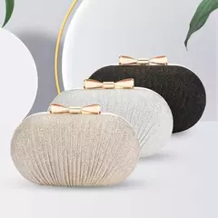 Embreagem nupcial de casamento para mulheres, bolsa de festa noturna, bolsas de ombro, strass elegantes, forma de ovo, embreagem de banquete - loja online
