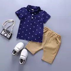 Conjuntos casuais de roupas de algodão infantis, camisetas e shorts para bebês, moda nova de verão, conjuntos de roupas 2 pcs, 2022 - comprar online