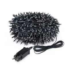 Impermeável LED Christmas Lights, Fairy Garland String Light, Jardim ao ar livre, Casa, Decoração de Festa de Ano Novo, Feriado, 50m, 100m, 24V