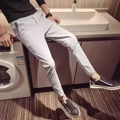 Calças casuais coreanas para homens, vestido de negócios, vestido social e formal - Wolf Magazine
