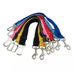 Cinto de segurança para carro de cachorro, protetor de segurança para viagem, acessórios para animais de estimação, coleira separatista, arnês de carro sólido - comprar online
