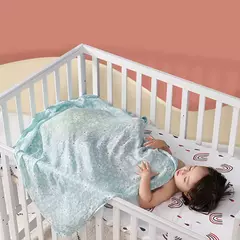 Elinfant-Rainbow Cor Musselina Swaddle Blankets, 100% Algodão, Recém-nascido Bebê Banho Toalha Envoltório, Gift Set Popular, Bambu, 4Pcs