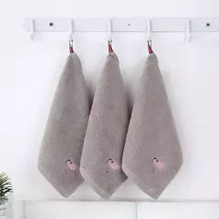 Toalha quadrada de algodão pequena para crianças, Toalha bordada para limpeza de carro, Toalha infantil, 25x25cm - Wolf Magazine