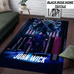 Filme John Wick Tapete antiderrapante, arte da moda, cinema, sala de estar, sof?