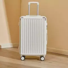 Mala de alumínio do curso do quadro, portador de bagagem, caixa do trole, cabine de transporte, 20 "24" 28";;VERDADEIRO;;"A09White suitcase,28 Inch - loja online