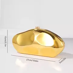 Bolsa acrílica para mulheres, embreagem bonita à noite, bolsas douradas pequenas, bolsas de praia de verão, festa de casamento cor limão na internet