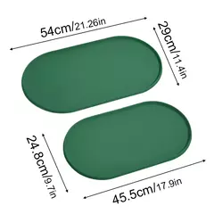 Imagem do Silicone pet tigela esteira placemat à prova dwaterproof água evitar derramamentos cão gato comida almofada de alimentação gatinho alimentação pet tigela bandeja esteiras