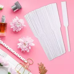 100 unidades/pacote tiras de teste de perfume tiras de papel de teste de perfume branco descartável multi-uso para óleos essenciais na internet