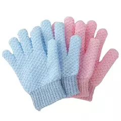 Luvas esfoliantes para chuveiro, luva de banho esfoliante, massagem corporal, esponja esfoliante, hidratação, spa, 1 parte - Wolf Magazine