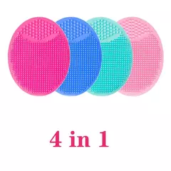 Baby Silicone Bath Brush Cradle Cap Scrubbers Esfoliante e Massaging Brush Scalp Care Scrubber para cuidados com o cabelo e com o corpo na internet