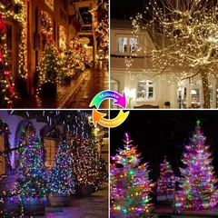 Lâmpada solar LED, luzes solares ao ar livre, guirlanda, luz de fada impermeável, decoração de Natal, festa de casamento, decoração de ano novo - loja online
