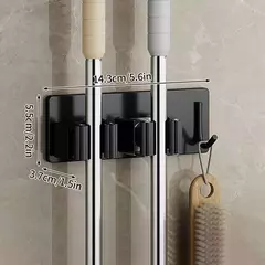 Ganchos Multiuso Gancho Adesivo de Parede Pendurado Mop Rack Vassoura Gancho de Vassoura de Cozinha Organização da Casa de Banho Acessórios Organizador de Casa - loja online