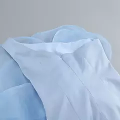 Vestido de ombro oblíquo branco para mulheres, vestido decorativo de flores, vestido de casamento, vestido de um passo, novo estilo, verão - Wolf Magazine