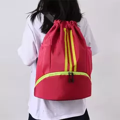 Saco de ginásio mochila de fitness das mulheres dos homens basquete mochila ao ar livre futebol sacos de armazenamento treinamento cordão esportes mochila na internet