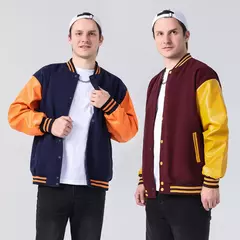 Patches masculinos jaqueta bomber bloco de cores varsity beisebol outerwear casual solto primavera e outono confortável casacos unissex 24h enviado - loja online