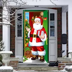 Decoração do fundo do Natal, pano de suspensão, tampa da porta, tapeçaria, partido, ano novo na internet
