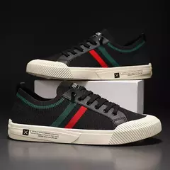 Mocassins casuais masculinos, sapatilhas leves leves de malha respirável leve, tênis masculino, tênis de moda elegante, 2023 - comprar online