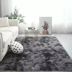 VIKAMA-Tapetes de lã de seda, tapetes de pelúcia, tapete fofo, tapete grosso, piso antiderrapante, tapetes grandes macios e sólidos, 40x60cm, 1 peça - comprar online