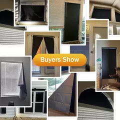 Cortina de blecaute removível para viagens 100% blecaute, Película para janela portátil mais escura, pano DIY temporário, sem broca - loja online