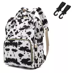 Bolsa de fraldas com grande capacidade para mamãe, mochila para bebê multifuncional, a prova d'água, para viagens, para cuidado da criança - Wolf Magazine