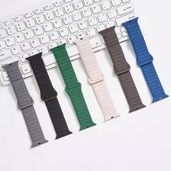 Pulseira Magnética de Laço de Silicone para Relógio Apple, Banda, Ultra, 49mm, 45mm, 44mm, 40mm, 41mm, Pulseira para Série iWatch, Ultra 8, 7, 6, SE, 5, 4, 3 na internet