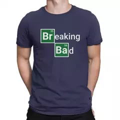 Camiseta de manga curta masculina, Sinal, Vintage, 100% algodão, Breaking Bad, Roupa Crewneck, Verão na internet