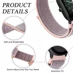 Imagem do Correia de nylon para Samsung Galaxy Watch 6, 5, 4, 3, 40mm, 44mm, 5 Pro, Huawei Watch GT3-2, Amazfit GTS, GTR Correa, 20mm, 22mm