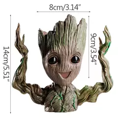 Desenhos animados Groot Figurines para Decoração de Casa, Modelo Miniatura, Desktop Display, Artesanato, Árvore Homem Ornamento, Decoração Do Escritório, 5cm - Wolf Magazine