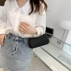 Pequena bolsa de ombro PVC para mulheres, bolsas crossbody, embreagem de viagem feminina, bolsa de luxo, festa, fofo, hit, 2023