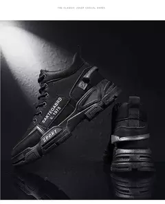 Imagem do Bota de pelúcia masculina, com renda, antiderrapante, tornozelo, casual, ao ar livre, tênis masculinos, quente, inverno, moda, novo