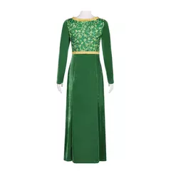 Anime princesa vestido verde fiona vestido shrek cosplay traje halloween fantasia festa terno roleplay para mulher adulta - comprar online
