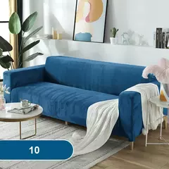 Velvet Sofa Cover adequado para braço em forma de L, estendido e mais grosso, H - comprar online