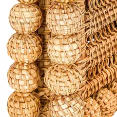 Saco de embreagem de vime natural para mulheres, bolsa de vime de praia, bolsa estilista, festa de casamento luxuosa, verão, 2024 - loja online