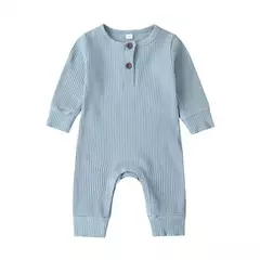 Macacão de algodão manga comprida para bebê recém-nascido, macacão para meninos e meninas, macacão playsuit, roupas infantis, outono - Wolf Magazine