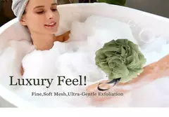Back Brush Soft Mesh Bath Sponge Balls Nylon Cleaning Brush Shower Esfoliante Scrubbers Loofah Esponja para Mulheres, Homens Banheiro na internet