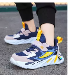 Sapatos de malha antiderrapante respirável infantil, tênis de corrida casual, sapatos de caminhada para crianças, meninos, meninas na internet