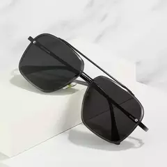 Óculos de sol piloto quadrado masculino e feminino Flight Seven Rock, estilo Mach 6, gradiente, design de luxo, moda, 2022 - Wolf Magazine