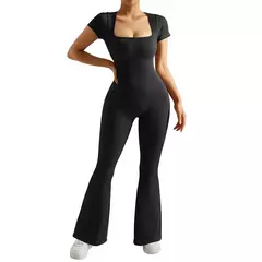 Macacão Push Up para Mulheres, Conjuntos Esportivos, Roupas de Yoga, Macacão Preto, Macacão, Ginásio Fitness, Roupa Esportiva, 2024 - Wolf Magazine